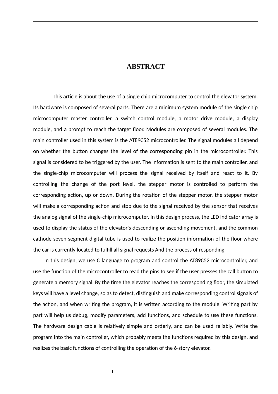 基于单片机的电梯控制器研究与设计_第2页