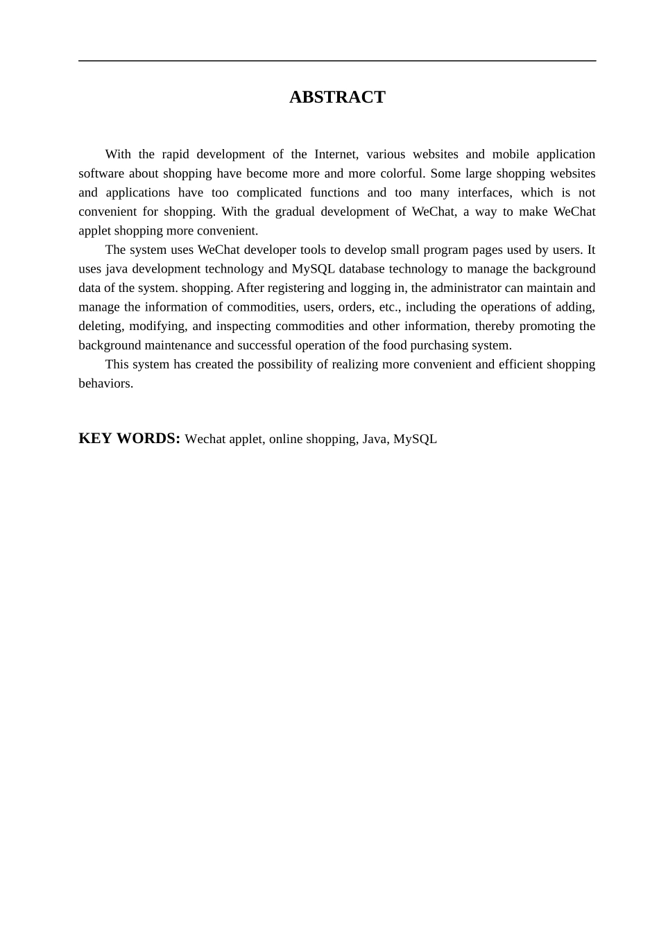 基于微信小程序的食品购系统计算机科学和技术专业_第2页