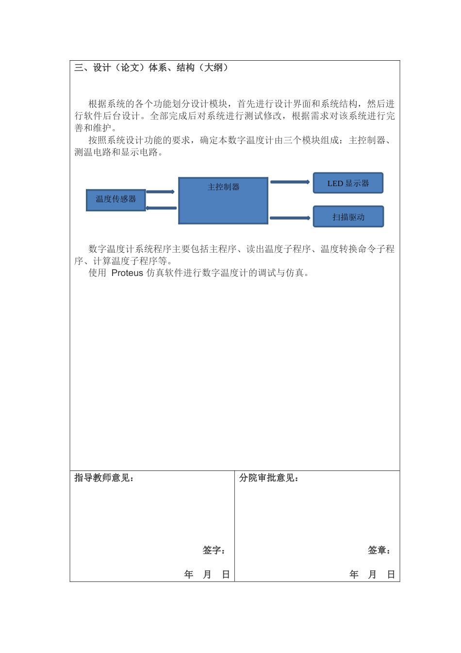 基于单片机的数字温度计的系统设计开题报告_第3页