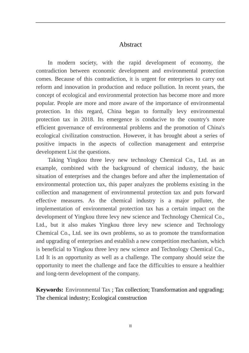 会计专业环境保护税的征收对营口三征新科技化工有限公司的影响分析.doc_第3页