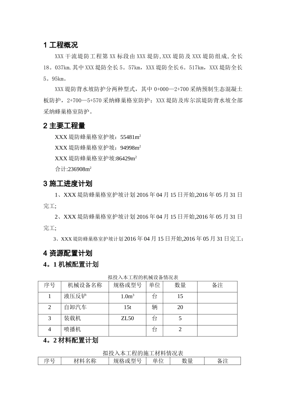 蜂巢格室防护施工方案_第1页