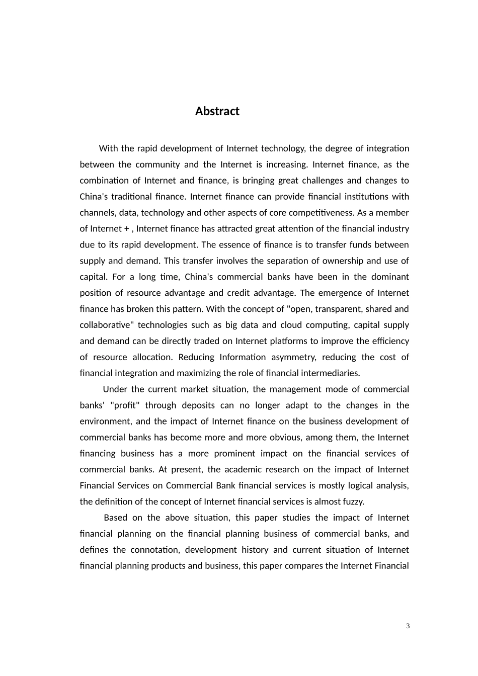 互联网理财业务对我国商业银行理财业务的影响研究 —以建设银行为例_第3页