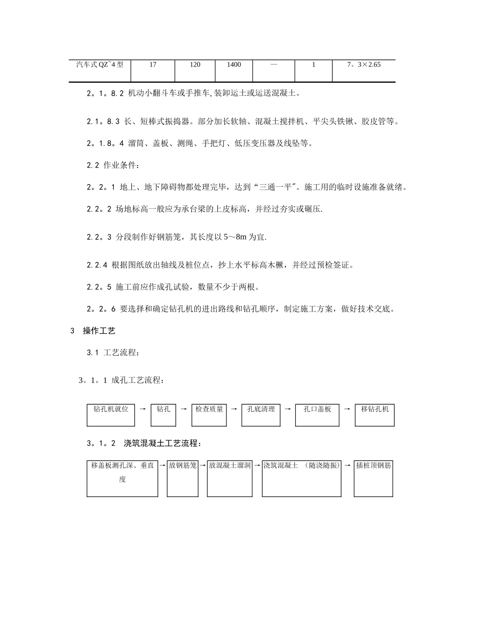 螺旋钻孔灌注桩施工工艺_第2页
