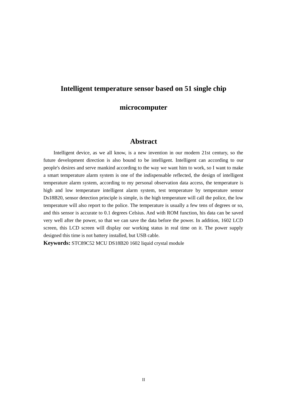 基于51单片机的智能温度传感器_第2页