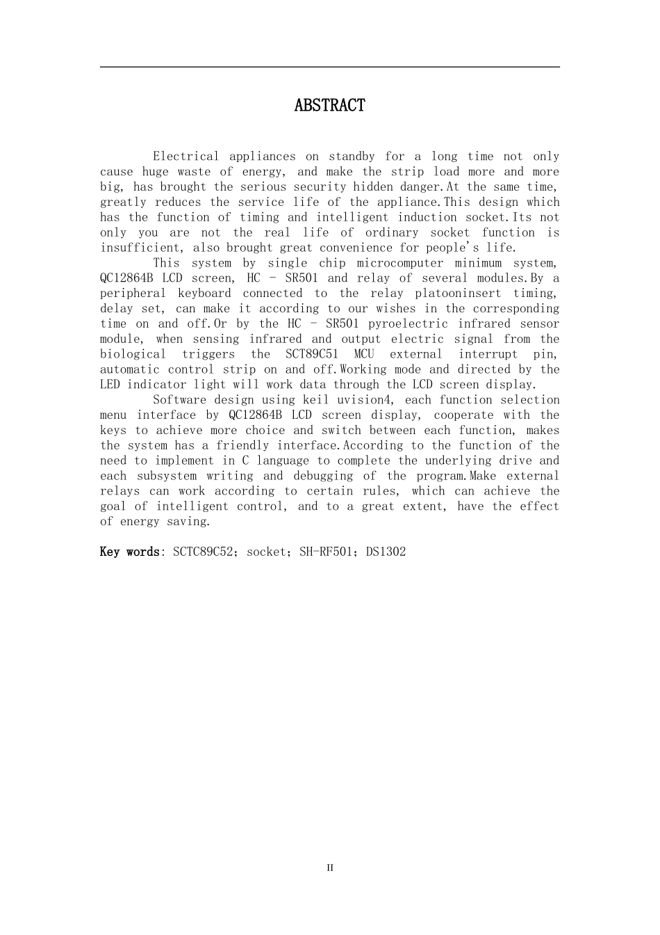 基于PLC控制的自动断电插排_第2页