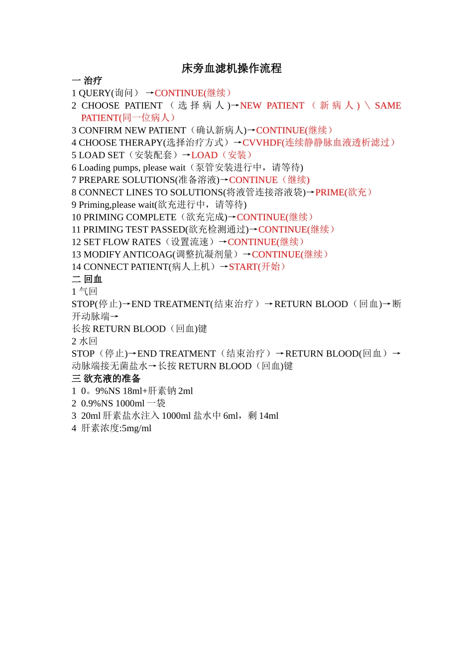 血滤机操作流程_第1页