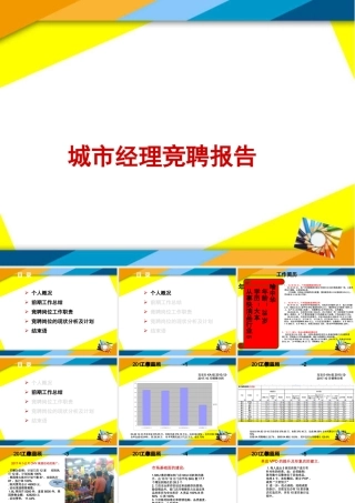 瓜子二手车城市经理竞聘报告