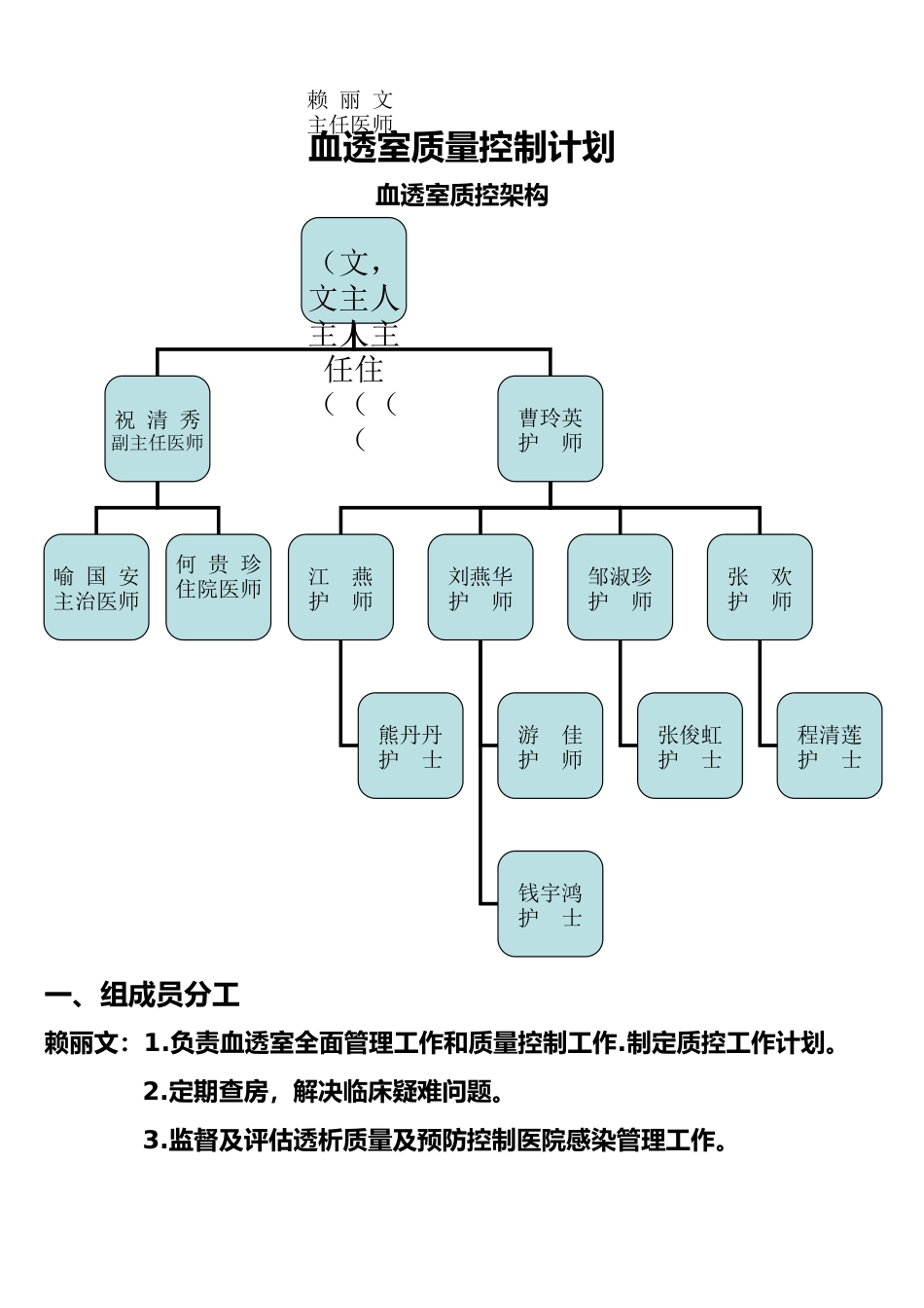 血透室质控工作计划总结_第1页