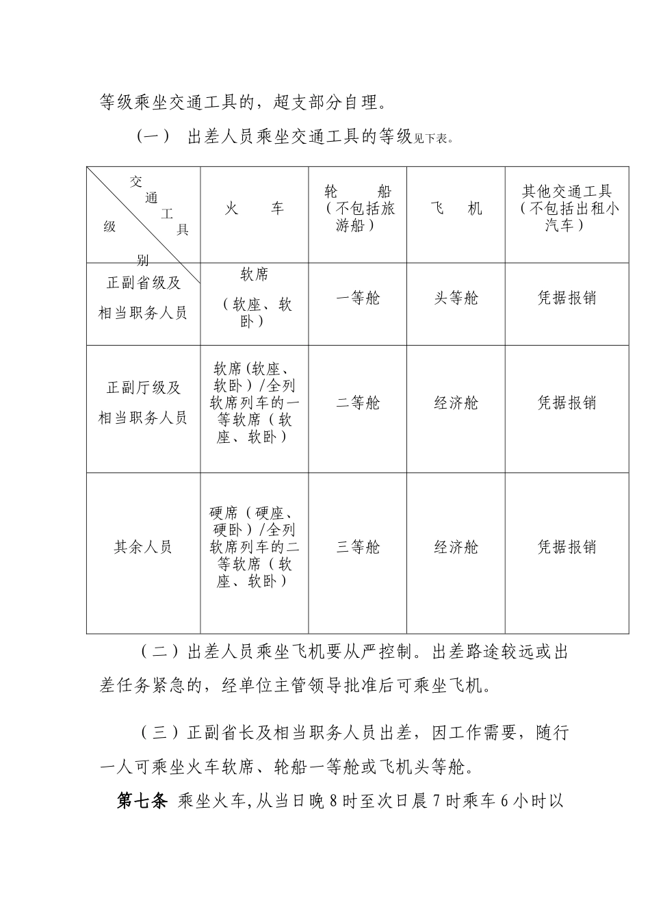 行政事业单位差旅费管理办法_第3页