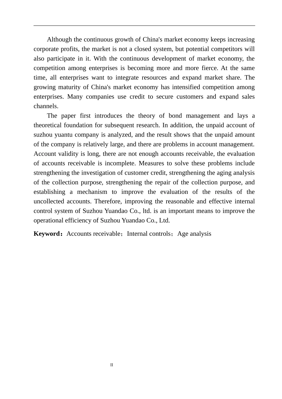 会计财务管理专业 苏州源道有限公司应收账款管理存在的问题与对策建议_第3页