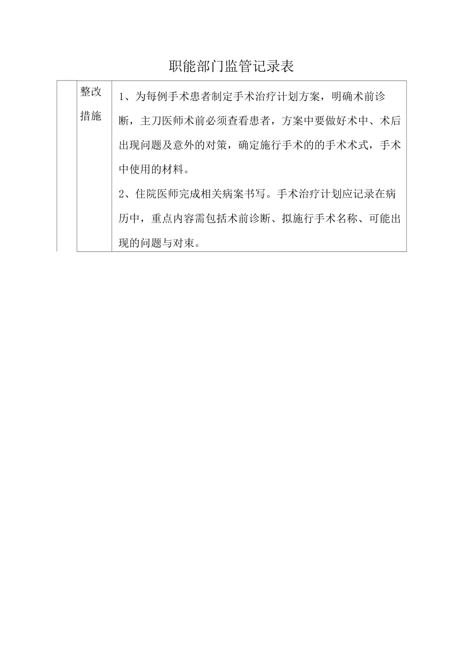 手术治疗计划督导检查记录_第2页