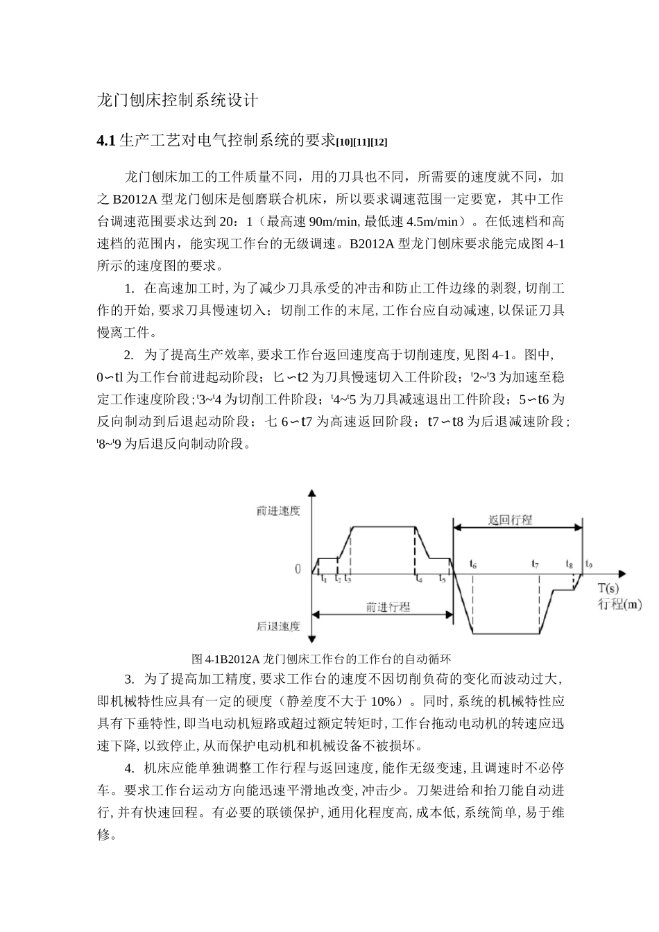 龙门刨床控制系统设计_第1页