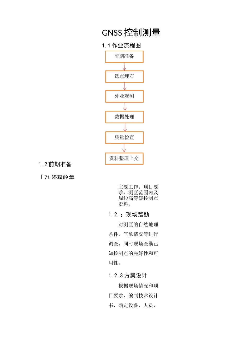 GNSS控制测量作业流程案例_第1页