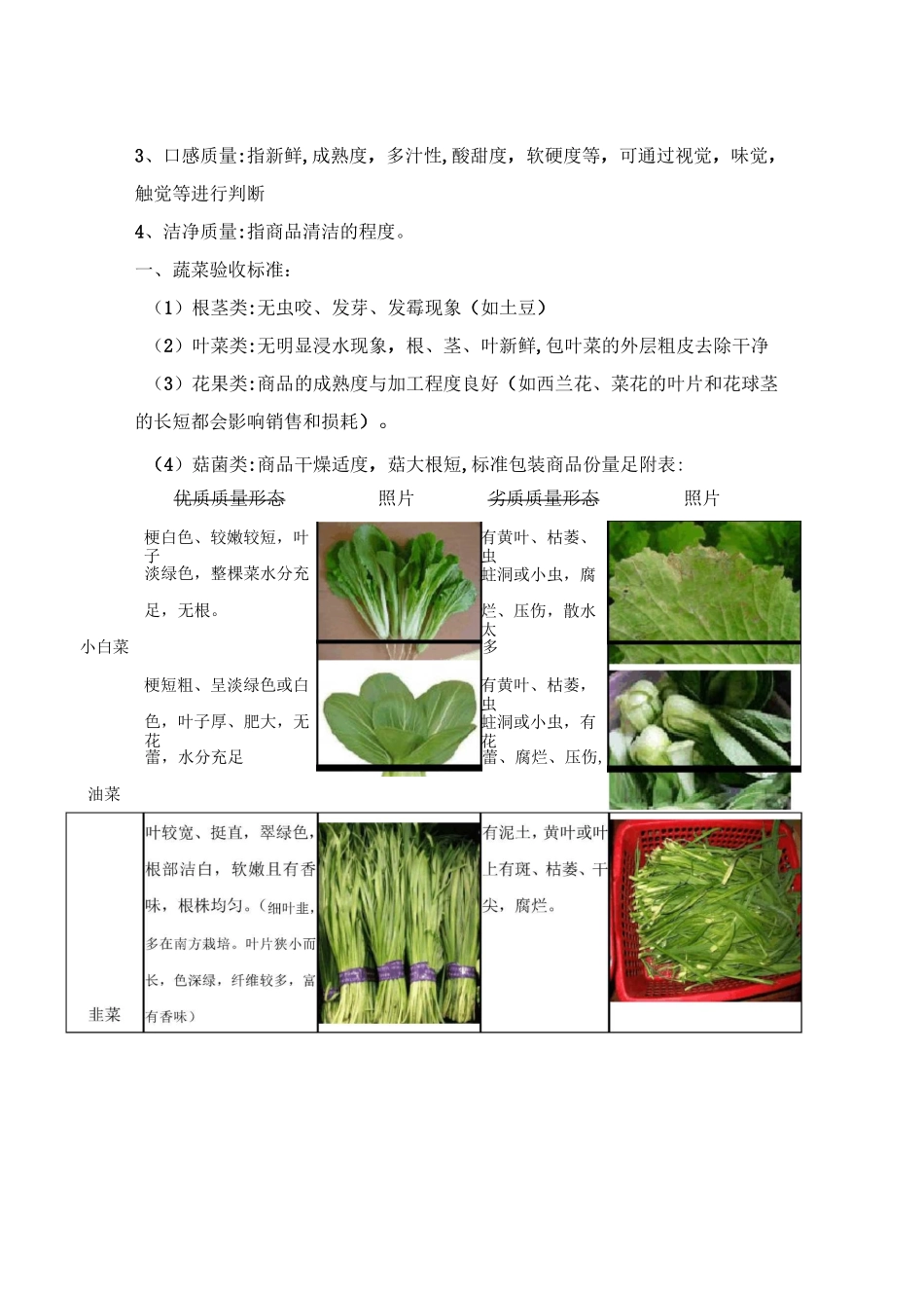 (完整版)蔬菜验收标准图片版_第2页