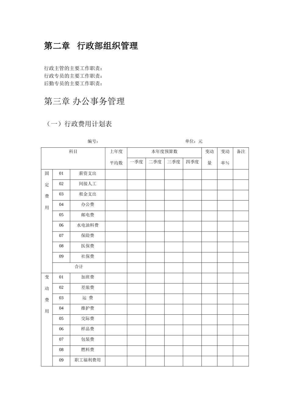 行政管理表格(DOC)_第2页