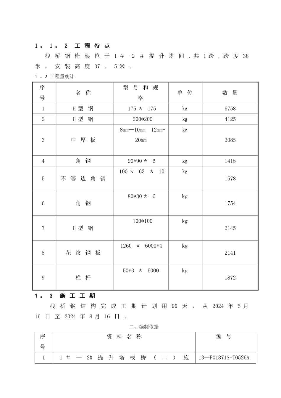 衢州省粮库栈桥钢结构技术施工方案-_第2页