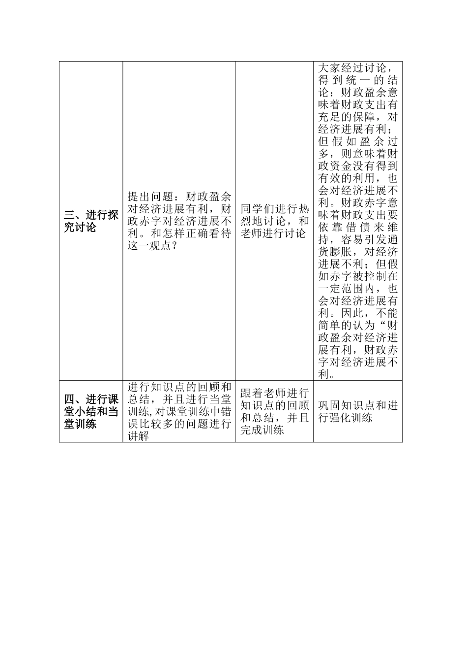 表格式教学设计方案模板_第3页