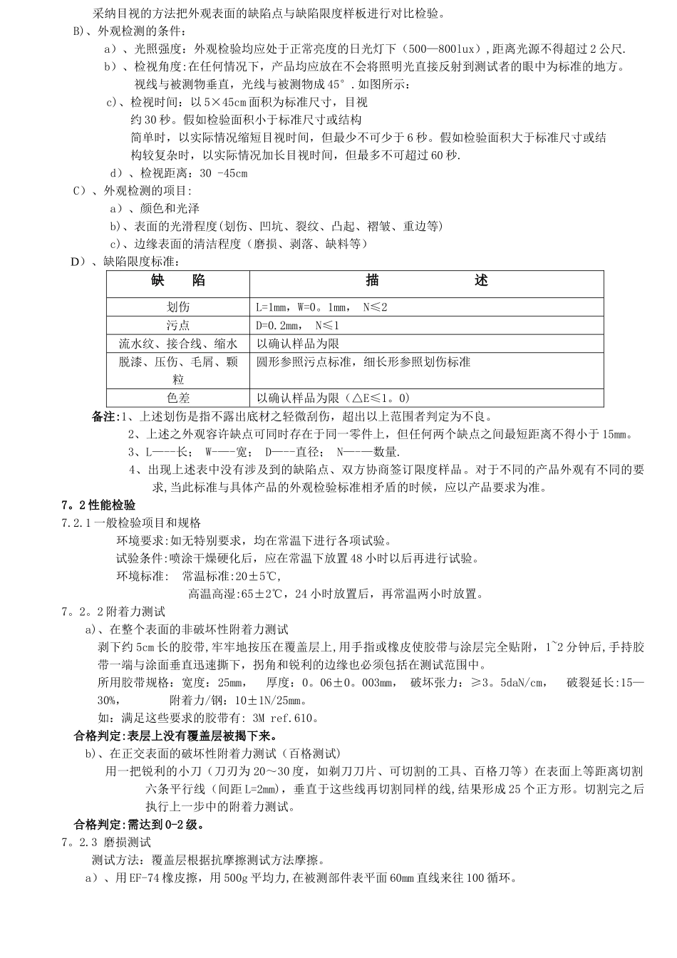 表面喷涂要求和检验标准_第3页