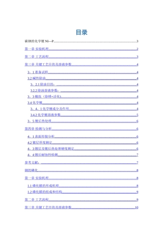 表面工程综合实验预实验报告