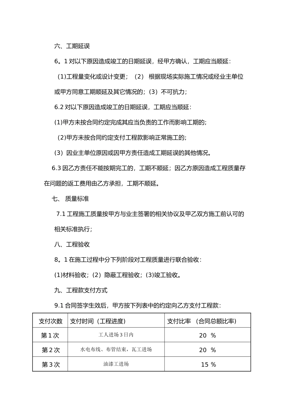 装修装饰公司与工长合作协议_第3页