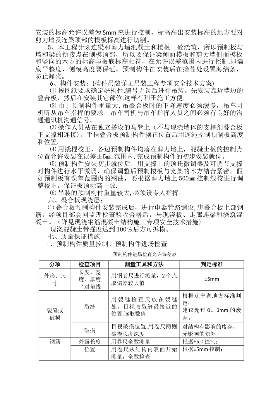 装配式叠合板楼板安装施工方案_第3页