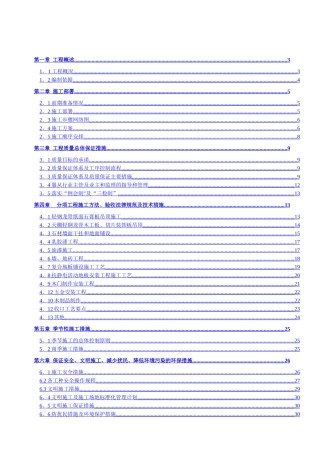 装饰工程投标技术标书