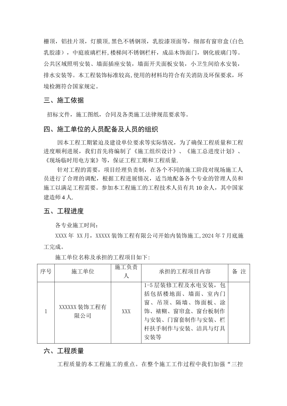 装饰工程竣工验收总结_第2页