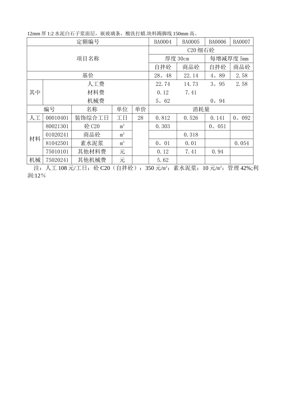 装饰工程计量与计价-考试题_第3页