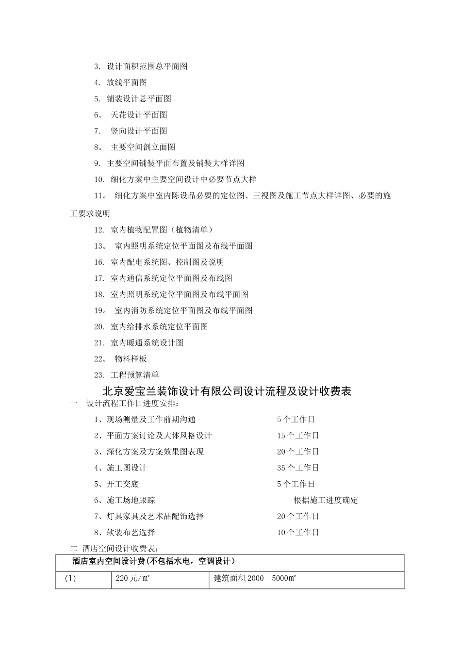 装饰工程装饰设计服务计划书_第3页