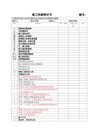 装饰工程资料大全11154