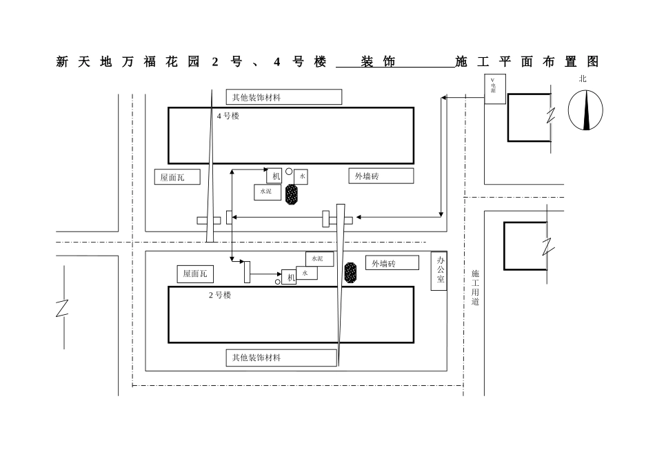 装饰施工平面布置图_第1页