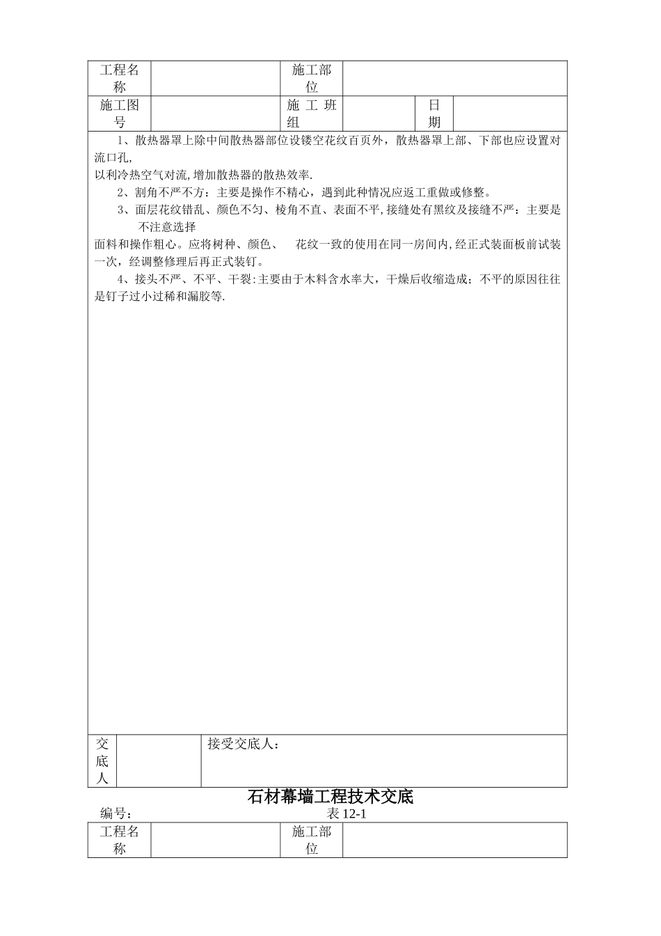 装饰装修工程施工技术交底_第3页
