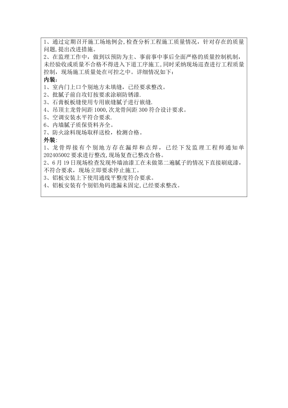 装饰装修工程监理月报_第3页