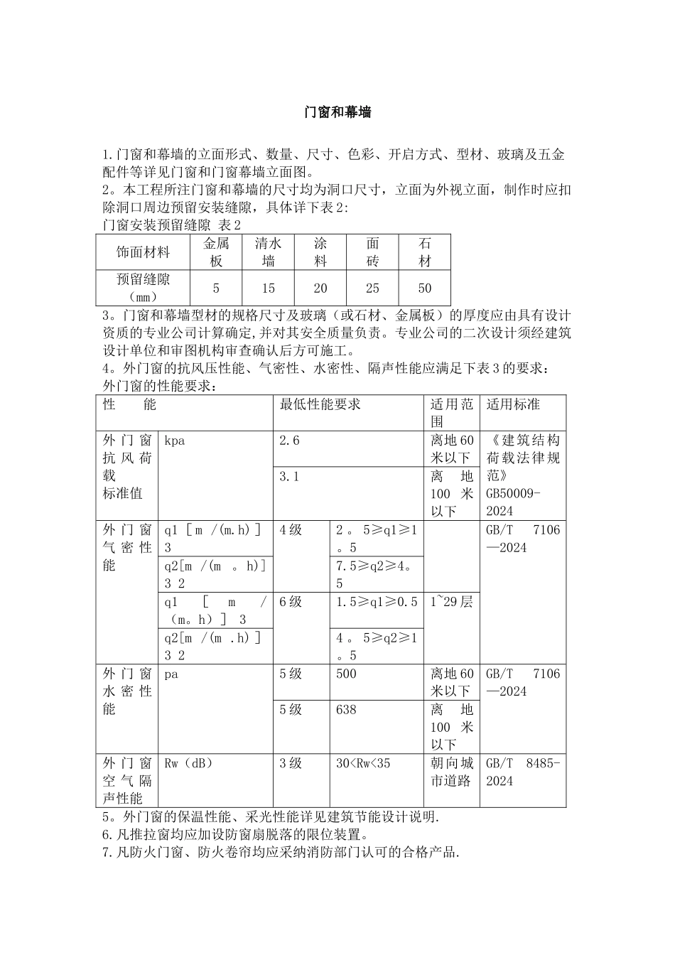 装饰装修文字说明_第1页