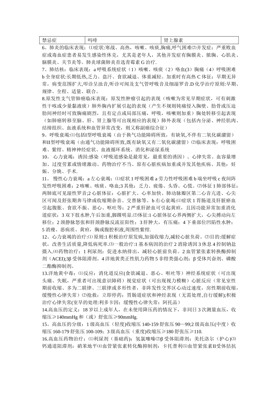 西医内科考试重点总结_第3页