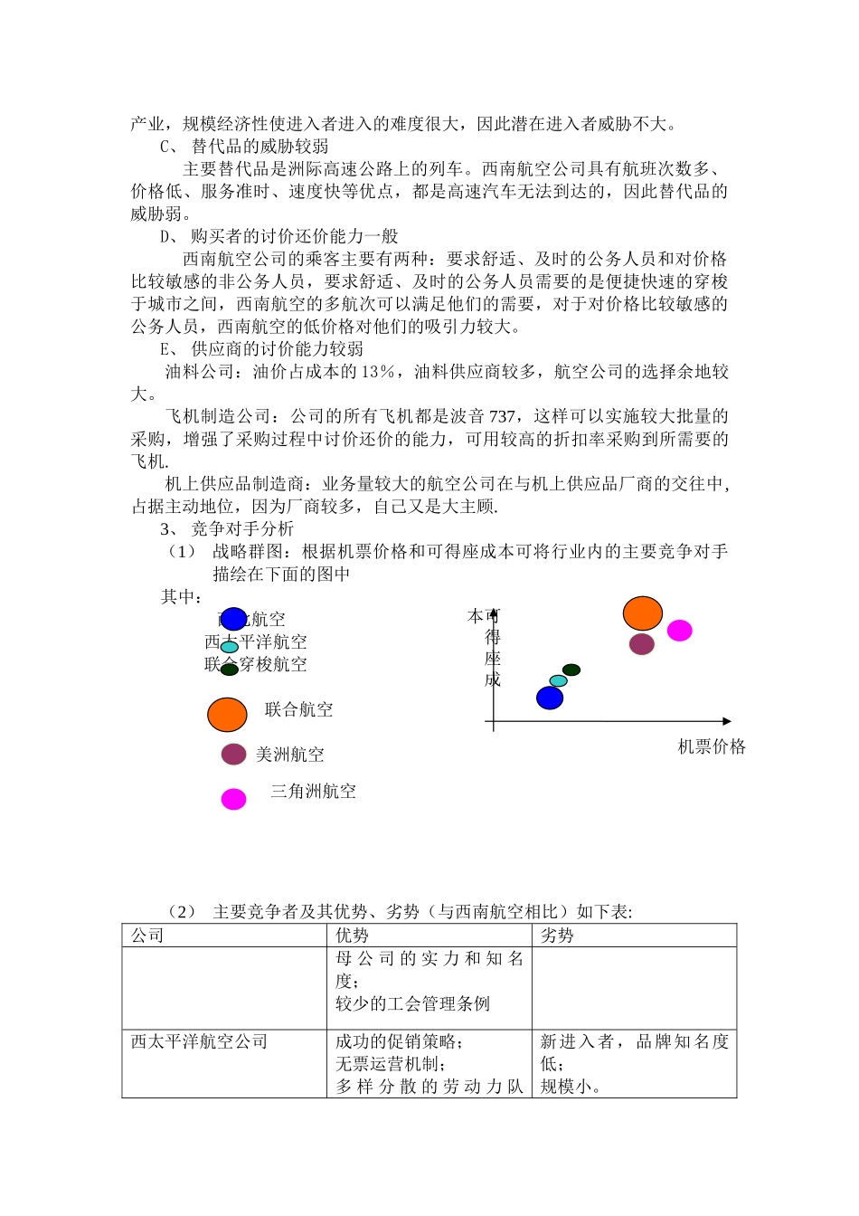 西南航空公司战略管理案例分析_第2页