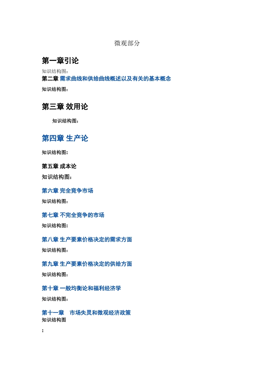 西方经济学结构图_第1页