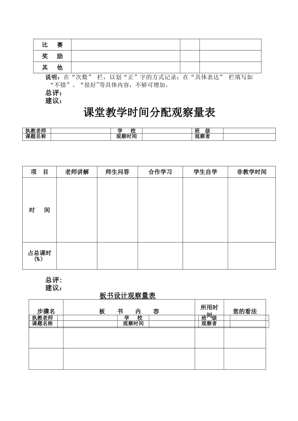 观课量表——教师_第3页