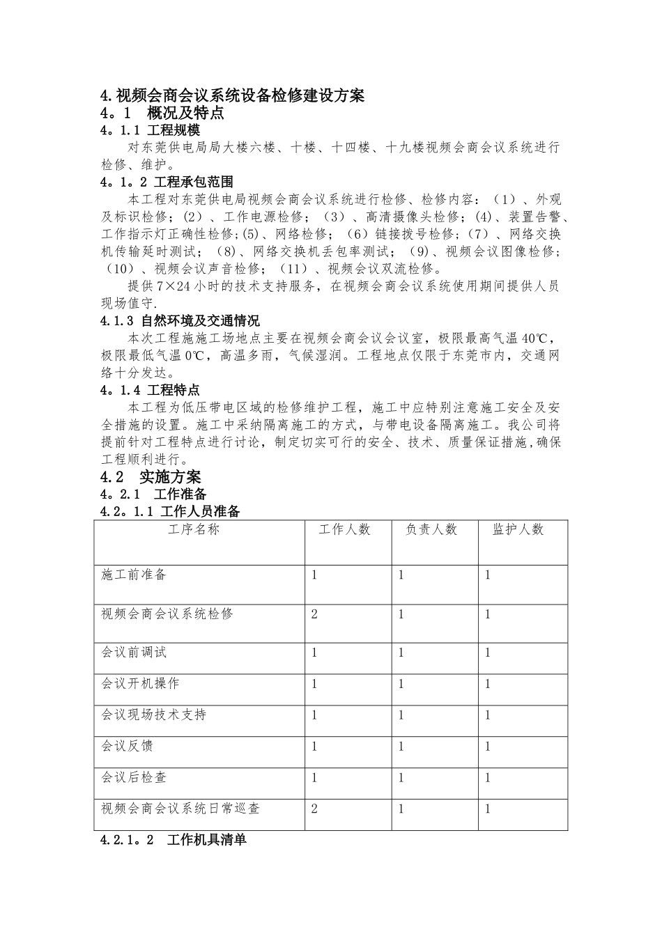 视频会商会议系统设备检修建设方案_第1页