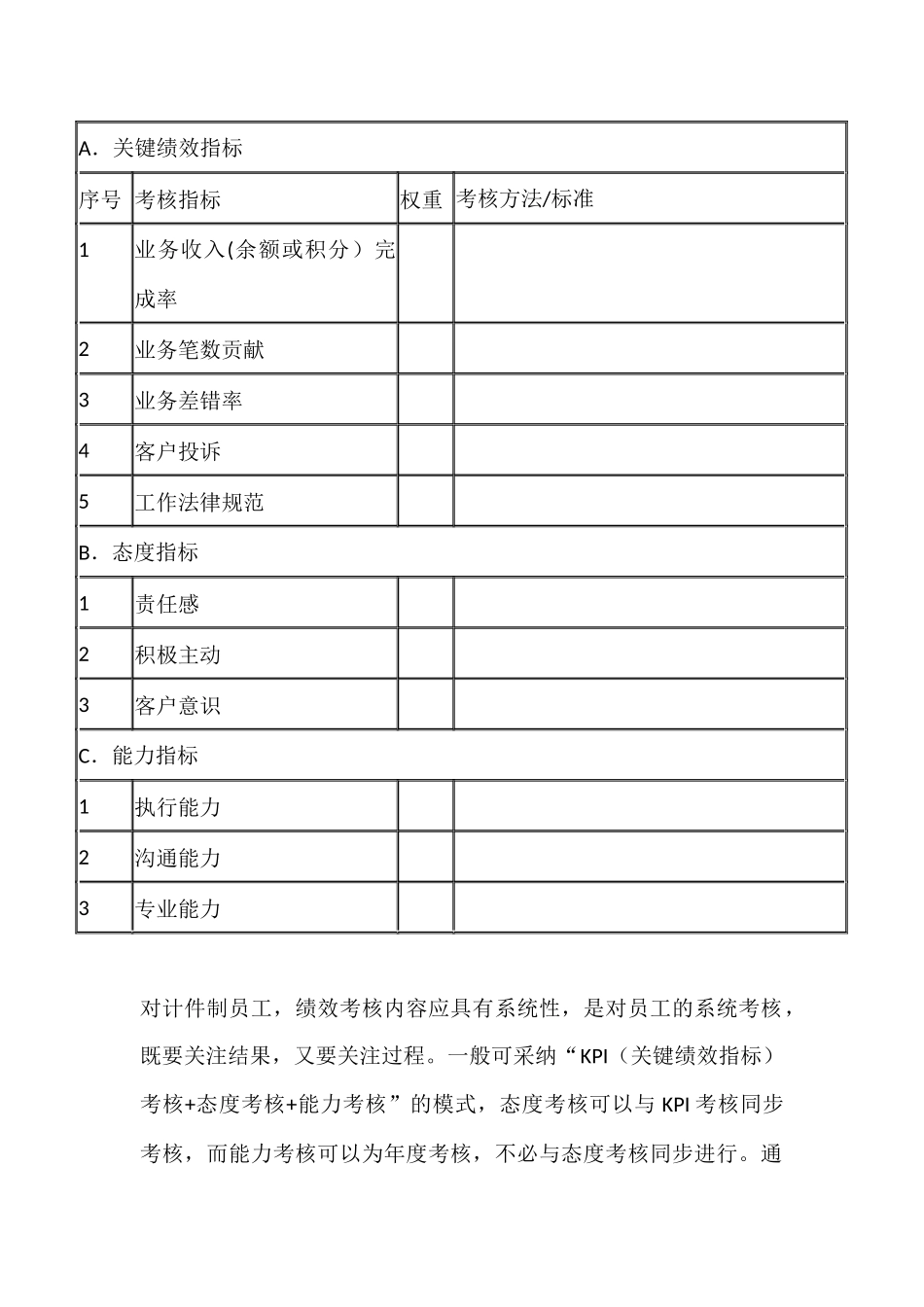 计件绩效方案_第2页