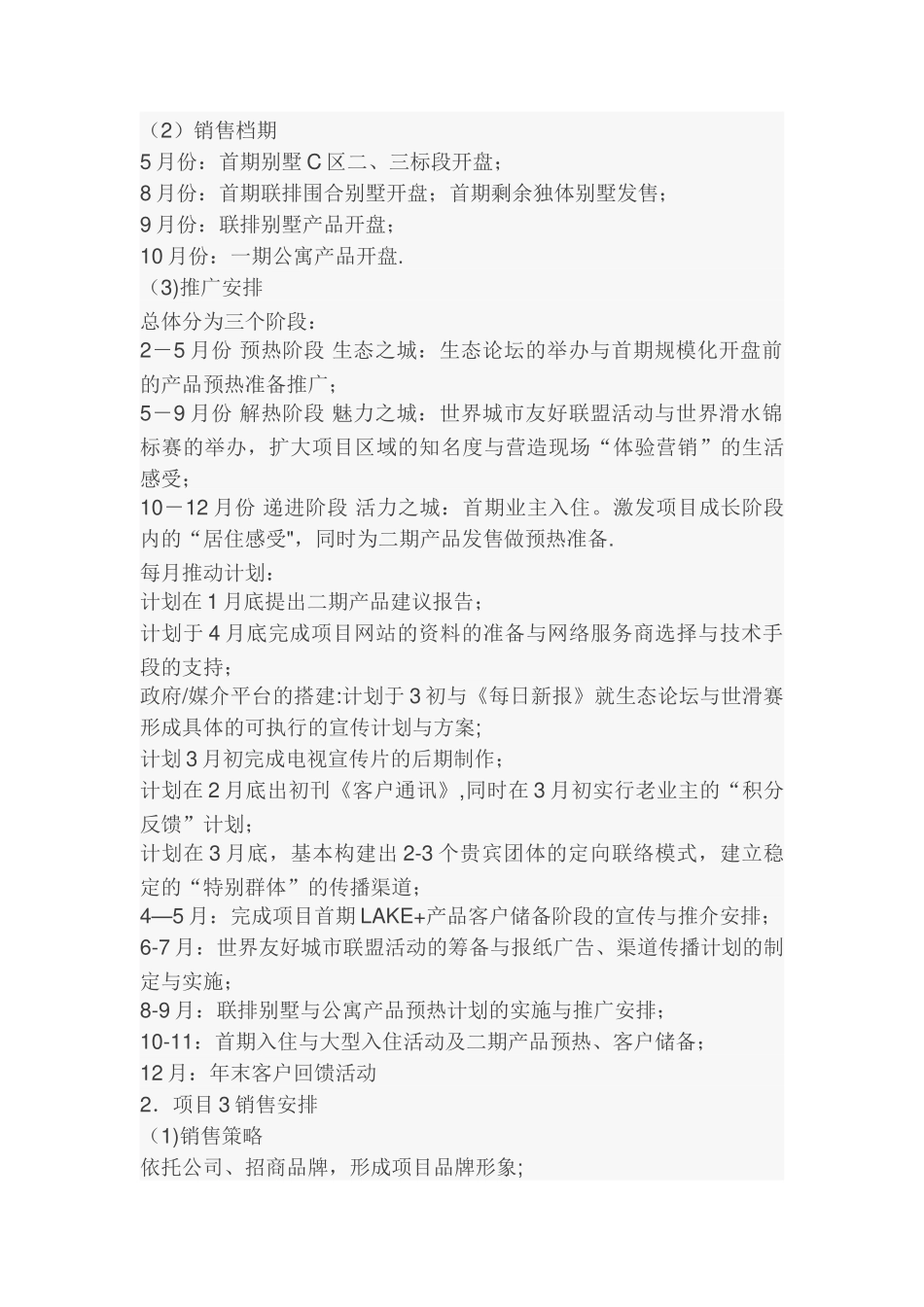 计划运营报告模板_第2页