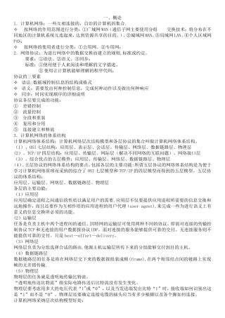 计算机网络知识点总结-M12软件工程