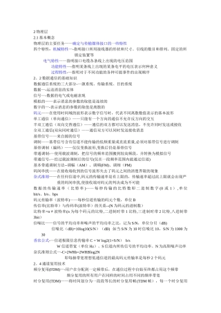 计算机网络知识点总结