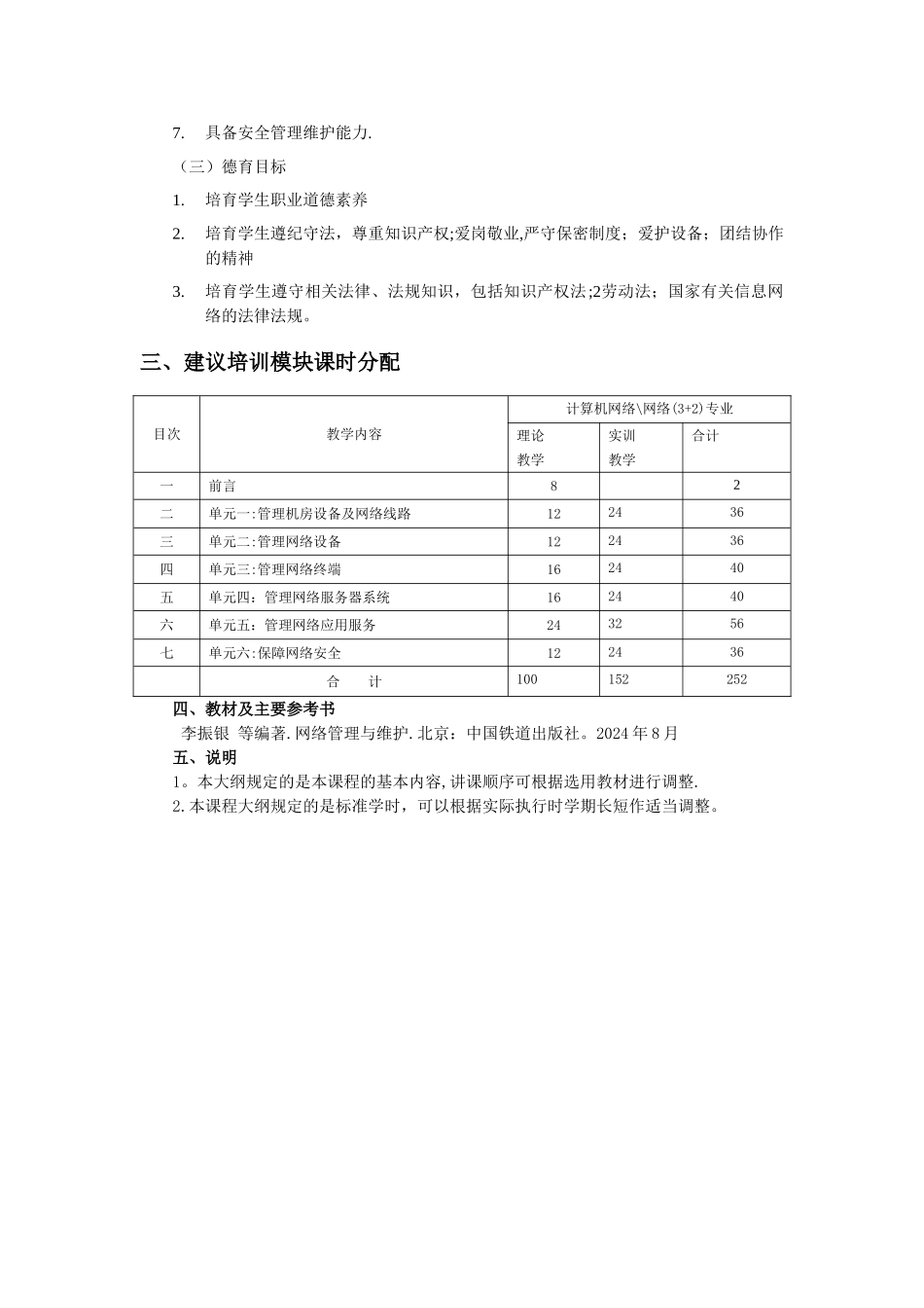 计算机网络管理员培训计划_第2页