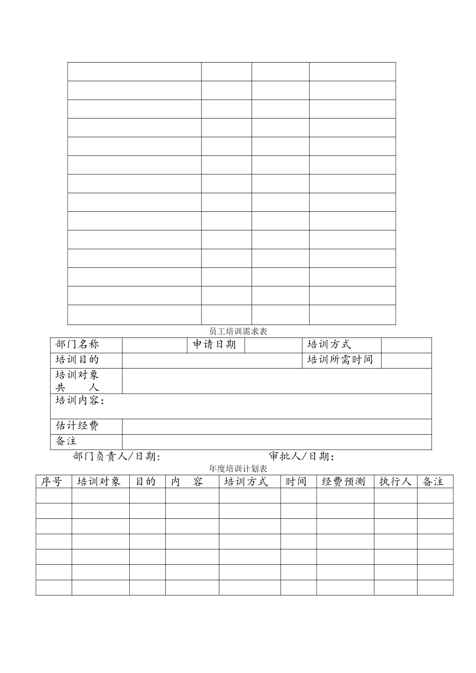 计量管理体系记录清单表格[1]_第2页