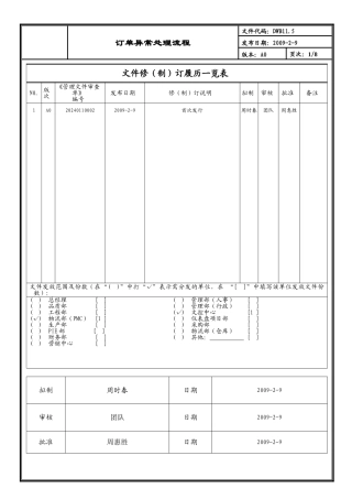 订单异常处理流程资料