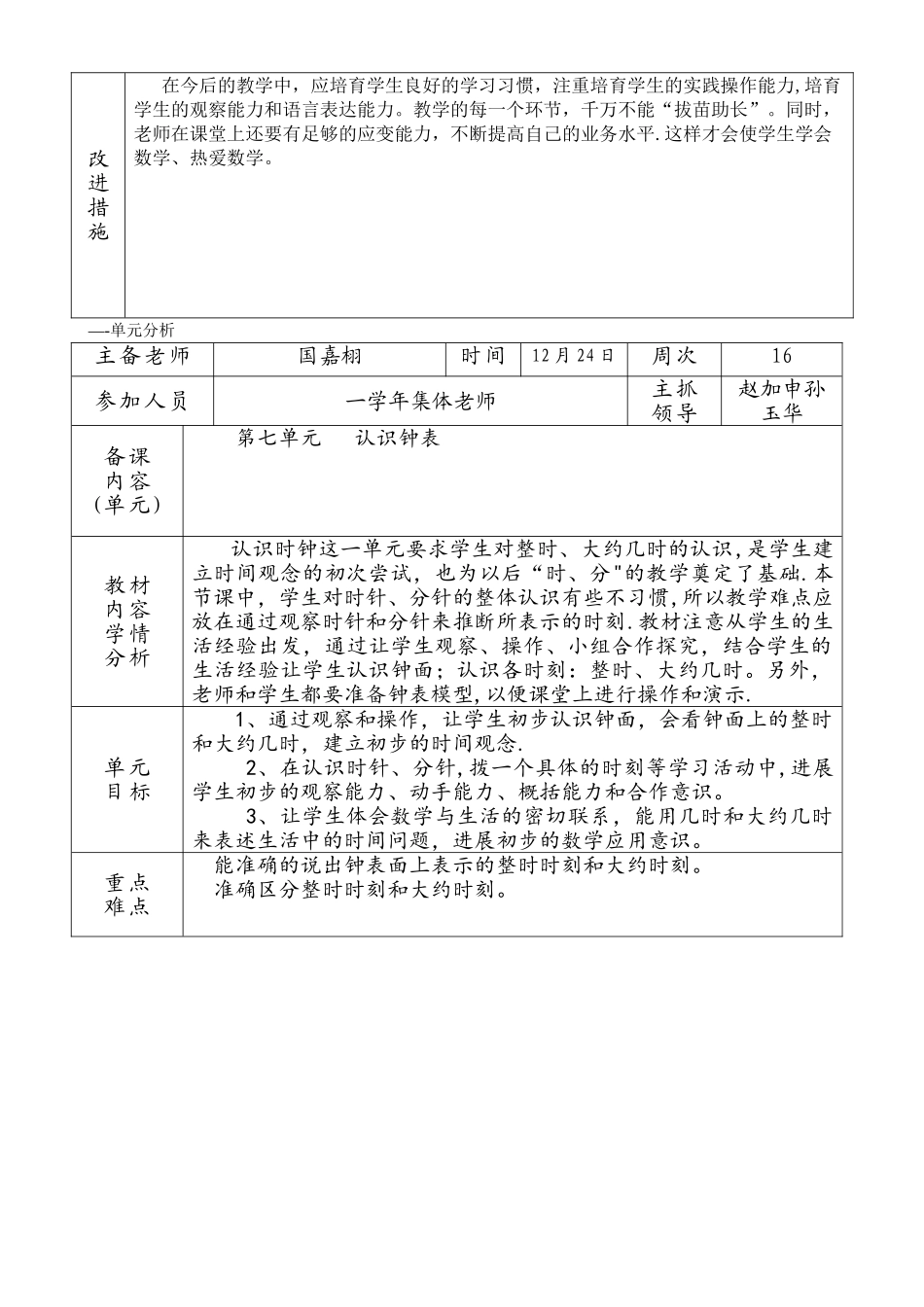 认识钟表集体备课_第3页