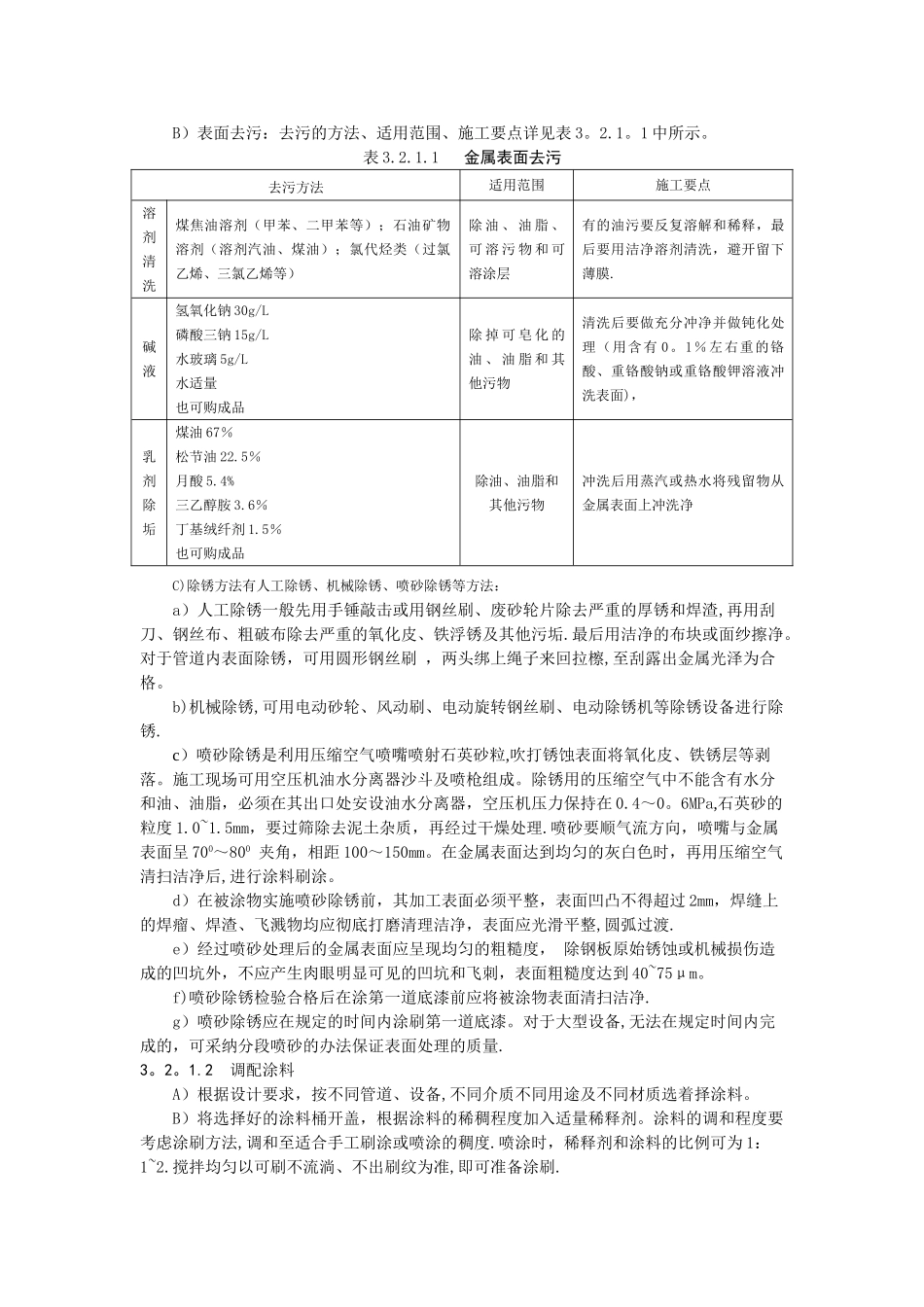 设备、管道防腐施工工艺标准_第2页