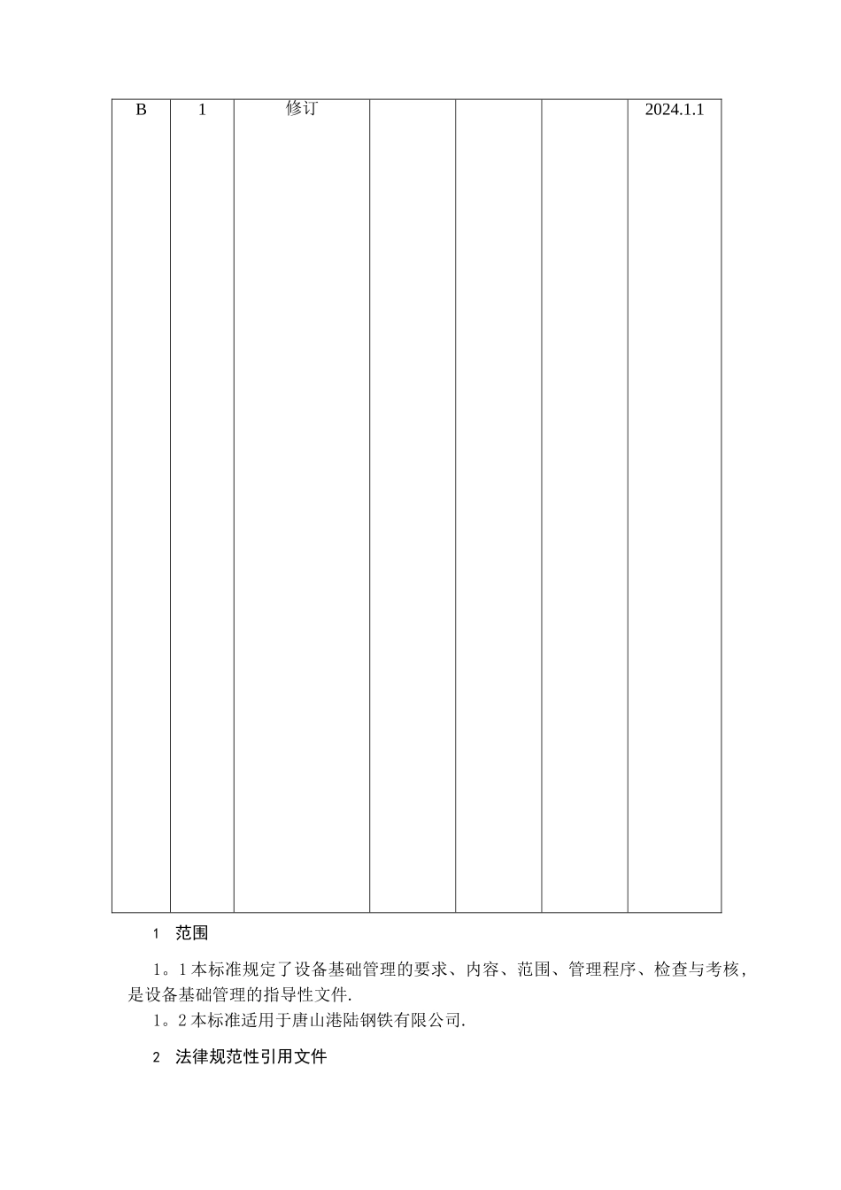 设备基础管理标准_第2页