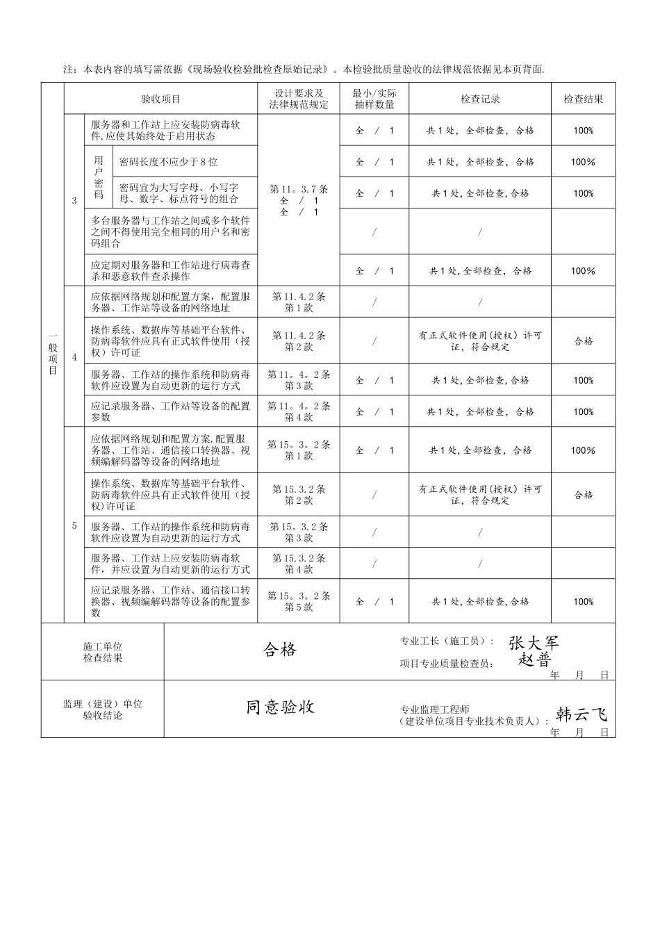设备安装检验批质量验收记录_第2页